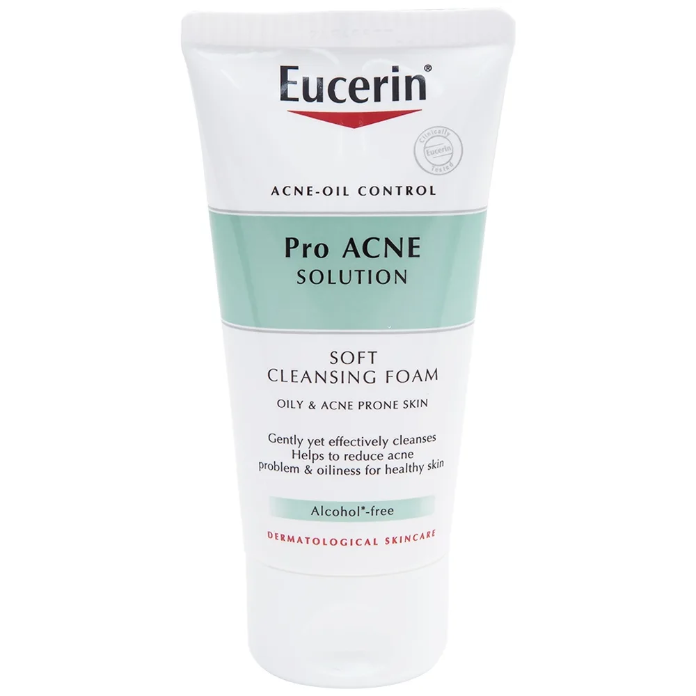 Hình ảnh Sửa rửa mặt tạo bọt dịu nhẹ Eucerin Acne-Oil Control Pro Acne Solution Soft Cleansing Foam (50g)