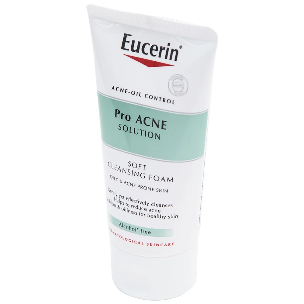Hình ảnh Sửa rửa mặt tạo bọt dịu nhẹ Eucerin Acne-Oil Control Pro Acne Solution Soft Cleansing Foam (50g)