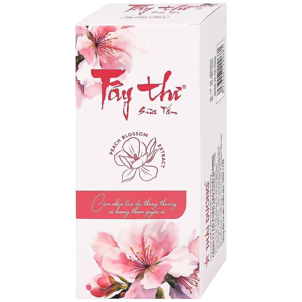 Hình ảnh Sữa tắm Tây Thi Sao Thái Dương sạch da, hạn chế viêm lỗ chân lông, viêm da, mụn trứng cá ở trẻ em (200g)