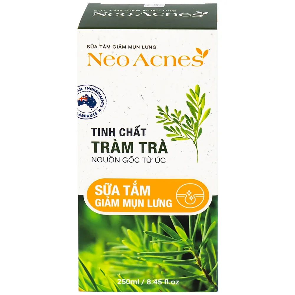Hình ảnh Sữa tắm giảm mụn lưng Neo Acnes tinh chất tràm trà (250ml)
