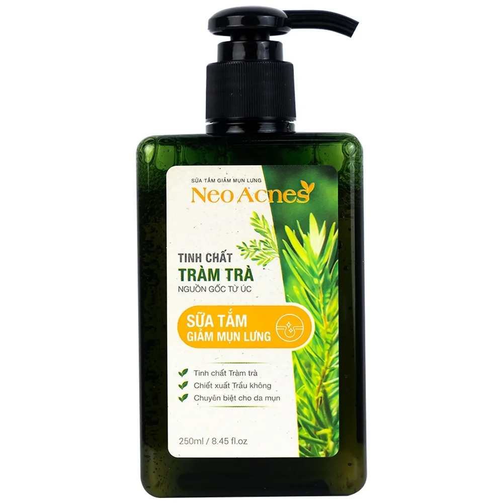 Hình ảnh Sữa tắm giảm mụn lưng Neo Acnes tinh chất tràm trà (250ml)