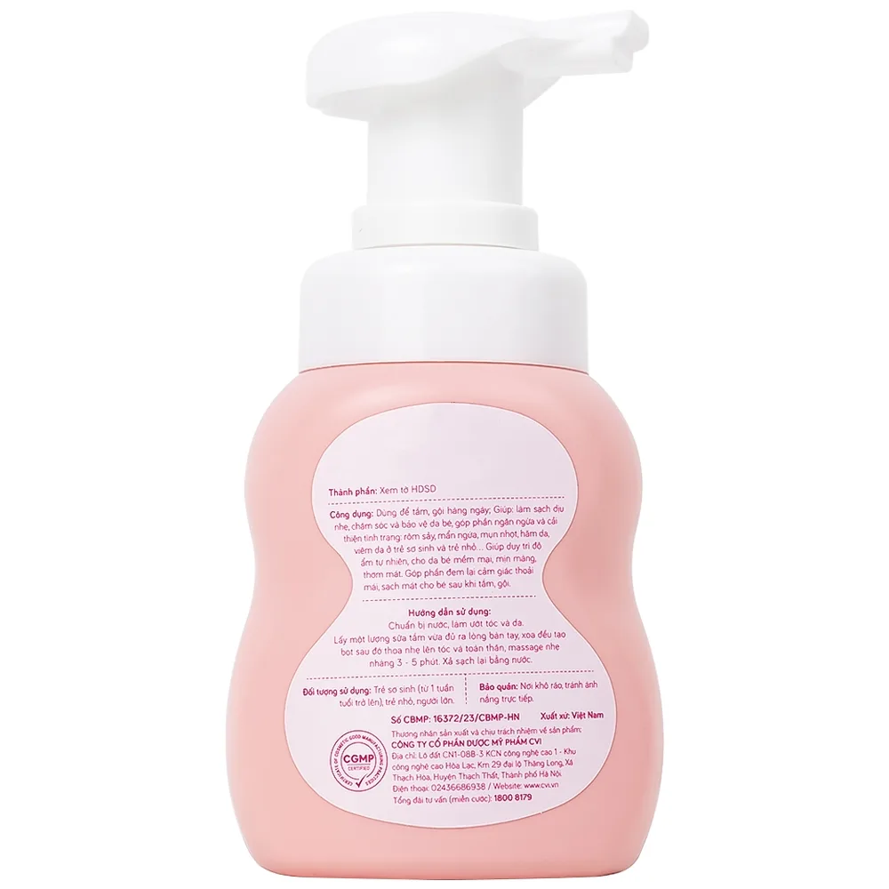 Hình ảnh Sữa tắm gội cho bé Kutieskin giúp làm sạch dịu nhẹ, chăm sóc và bảo vệ da bé (200ml)
