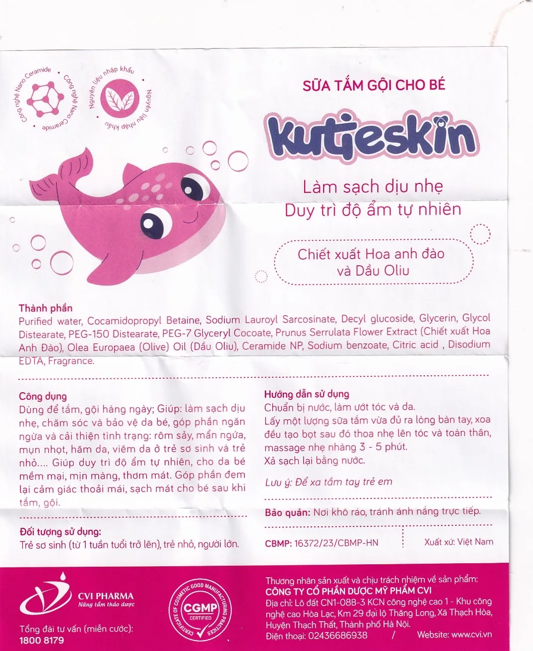 Hình ảnh Sữa tắm gội cho bé Kutieskin giúp làm sạch dịu nhẹ, chăm sóc và bảo vệ da bé (200ml)