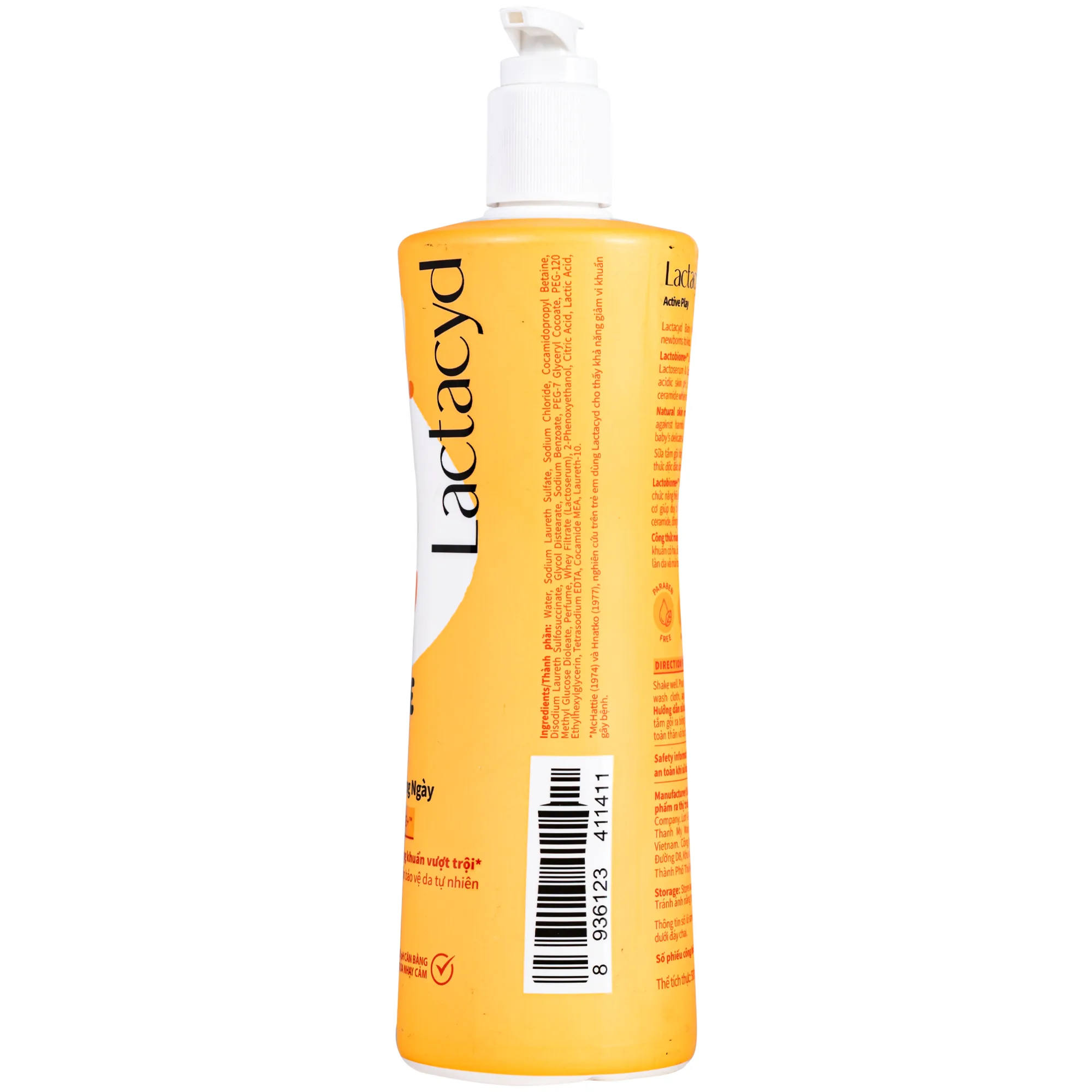 Hình ảnh Sữa tắm gội cho bé Lactacyd Active Play (500ml)
