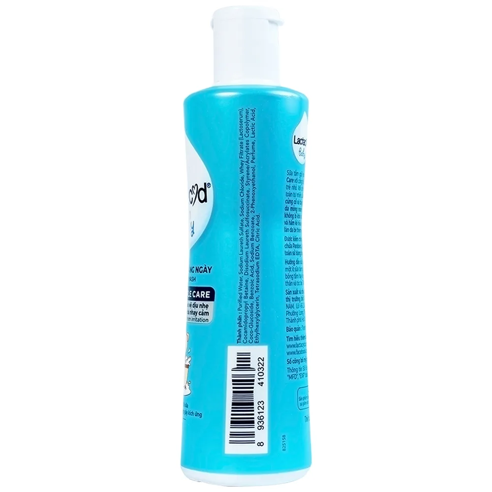 Hình ảnh Sữa tắm gội cho bé Lactacyd Baby Gentle Care giảm rôm sảy, hăm kẽ (250ml)