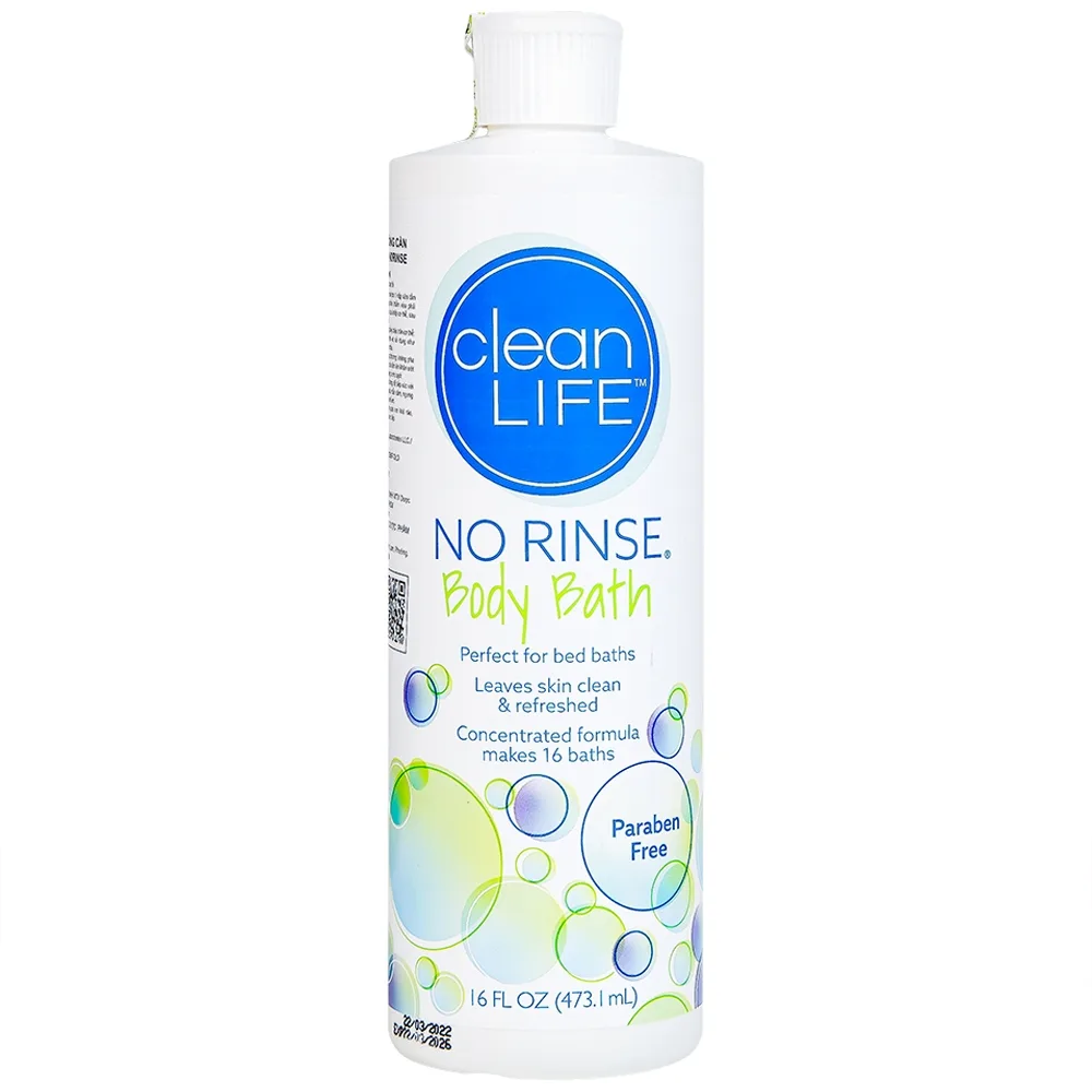 Hình ảnh Sữa tắm không cần dùng nước NoRinse Body Bath thay thế cách tắm thông thường (473,1ml)