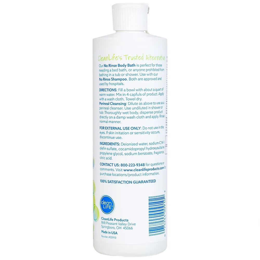 Hình ảnh Sữa tắm không cần dùng nước NoRinse Body Bath thay thế cách tắm thông thường (473,1ml)