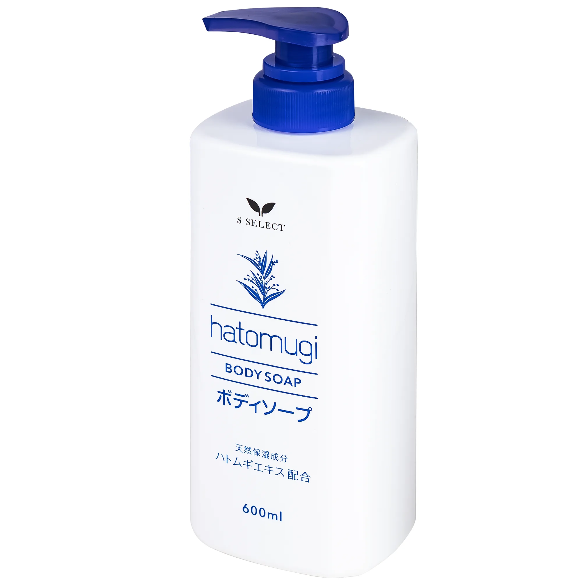 Hình ảnh Sữa tắm S Select Hatomugi Body Soap giúp làm sạch, mịn da (600ml)