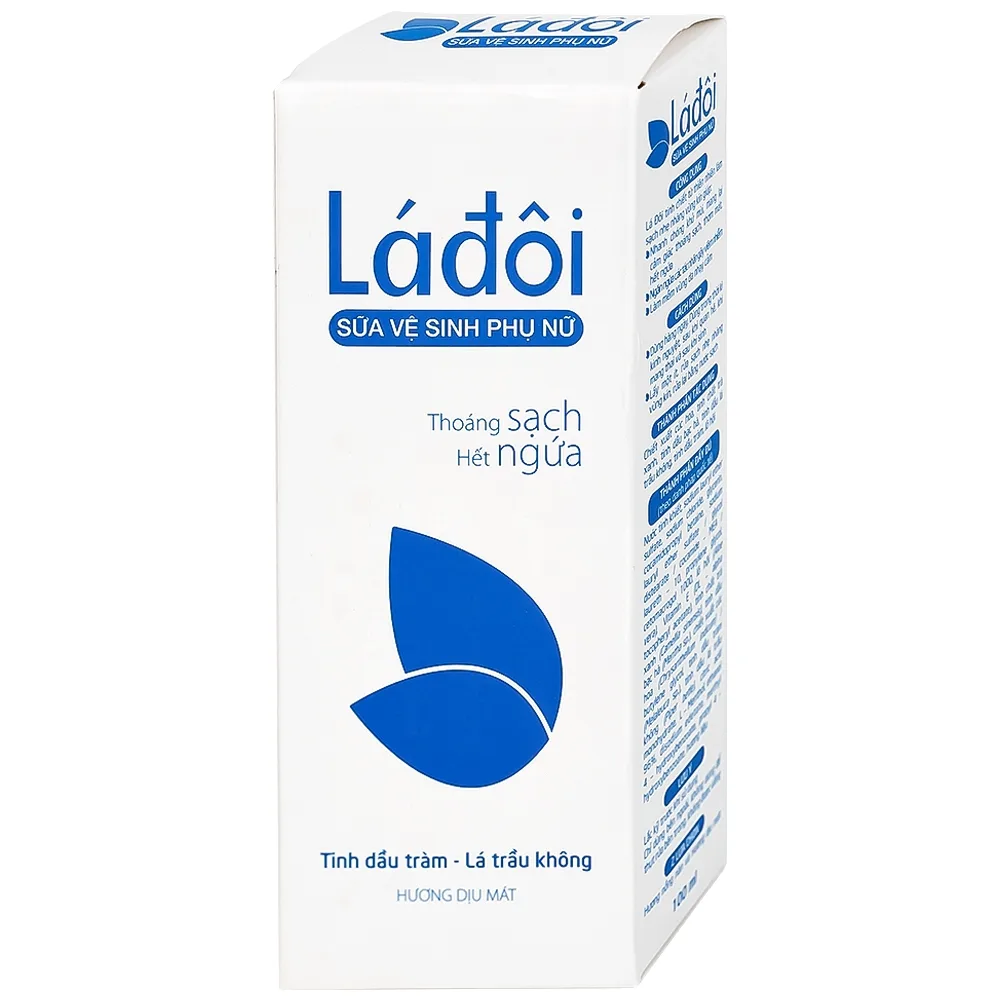 Hình ảnh Sữa vệ sinh phụ nữ Shema lá đôi màu xanh làm sạch, khử mùi (100ml)