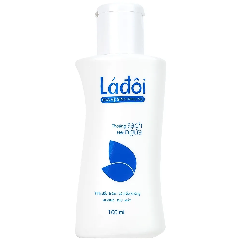 Hình ảnh Sữa vệ sinh phụ nữ Shema lá đôi màu xanh làm sạch, khử mùi (100ml)