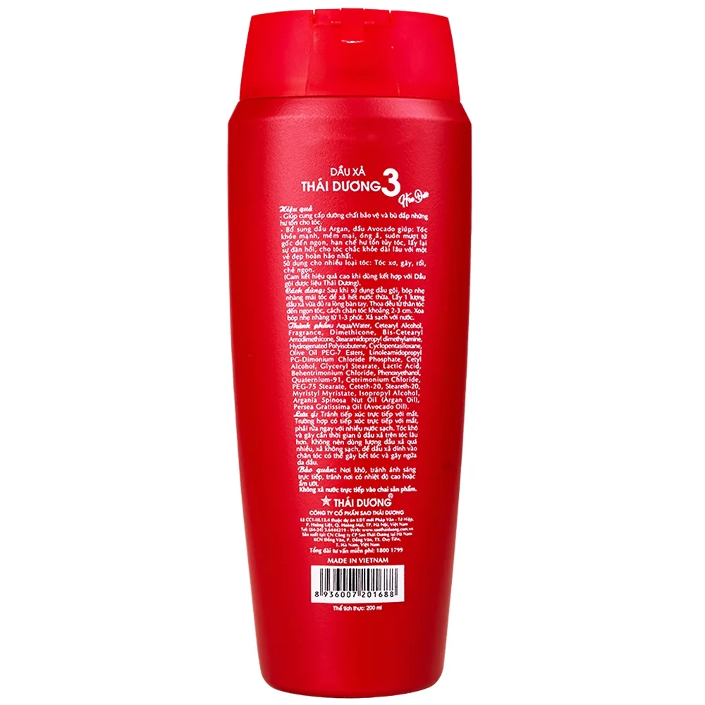 Hình ảnh Dầu xả Thái Dương 3 hương hoa suôn mềm, óng ả, tự nhiên (200ml)