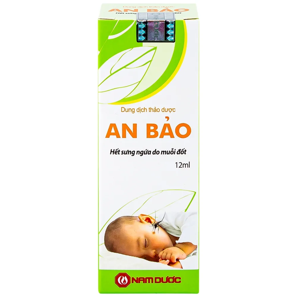 Hình ảnh Dung dịch thảo dược An Bảo hết sưng ngứa do muỗi đốt (12ml)