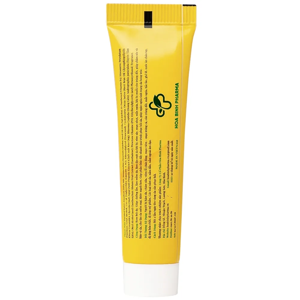 Hình ảnh Kem bôi da Thuần Mộc Thanh Mộc Hương 21g Hòa Bình dưỡng ẩm, làm mềm da, làm dịu mát da 