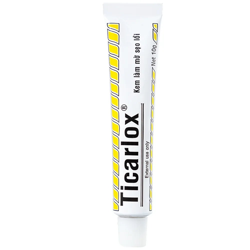Hình ảnh Kem Ticarlox trị và làm mờ sẹo lồi (10g)
