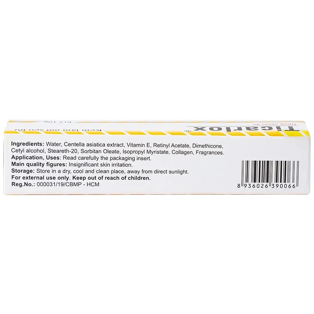 Hình ảnh Kem Ticarlox trị và làm mờ sẹo lồi (10g)