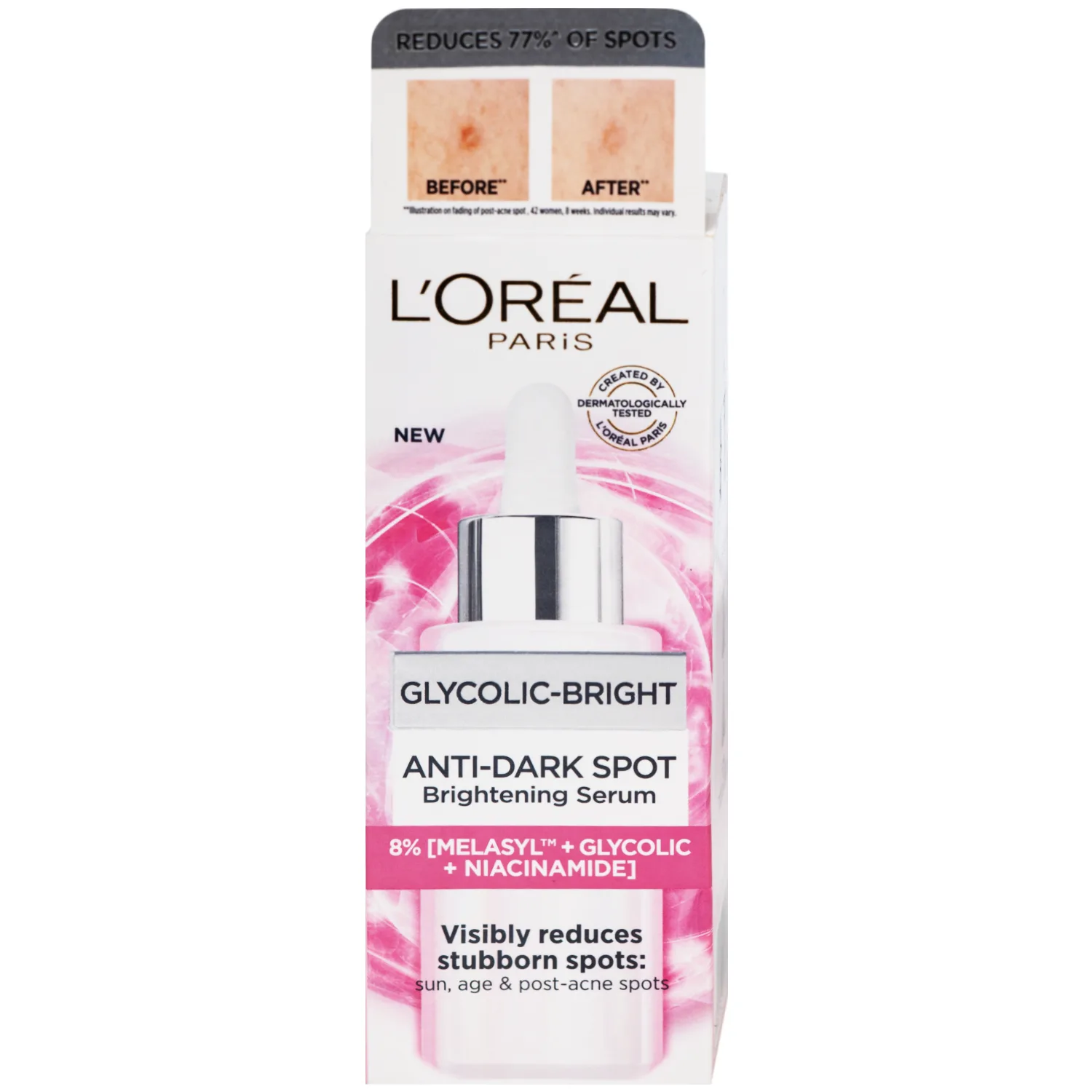 Hình ảnh Tinh chất dưỡng sáng da giảm thâm mụn L'Oréal Glycolic Bright (30ml)