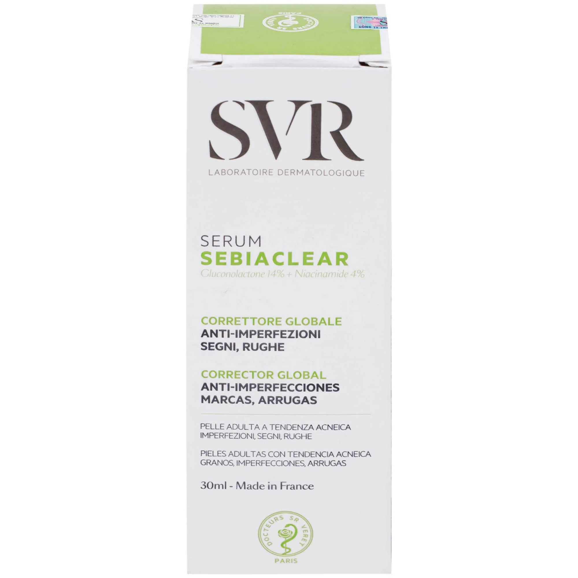 Hình ảnh Tinh chất SVR Sebiaclear Serum giảm mụn mờ thâm, làm mịn da (30ml)