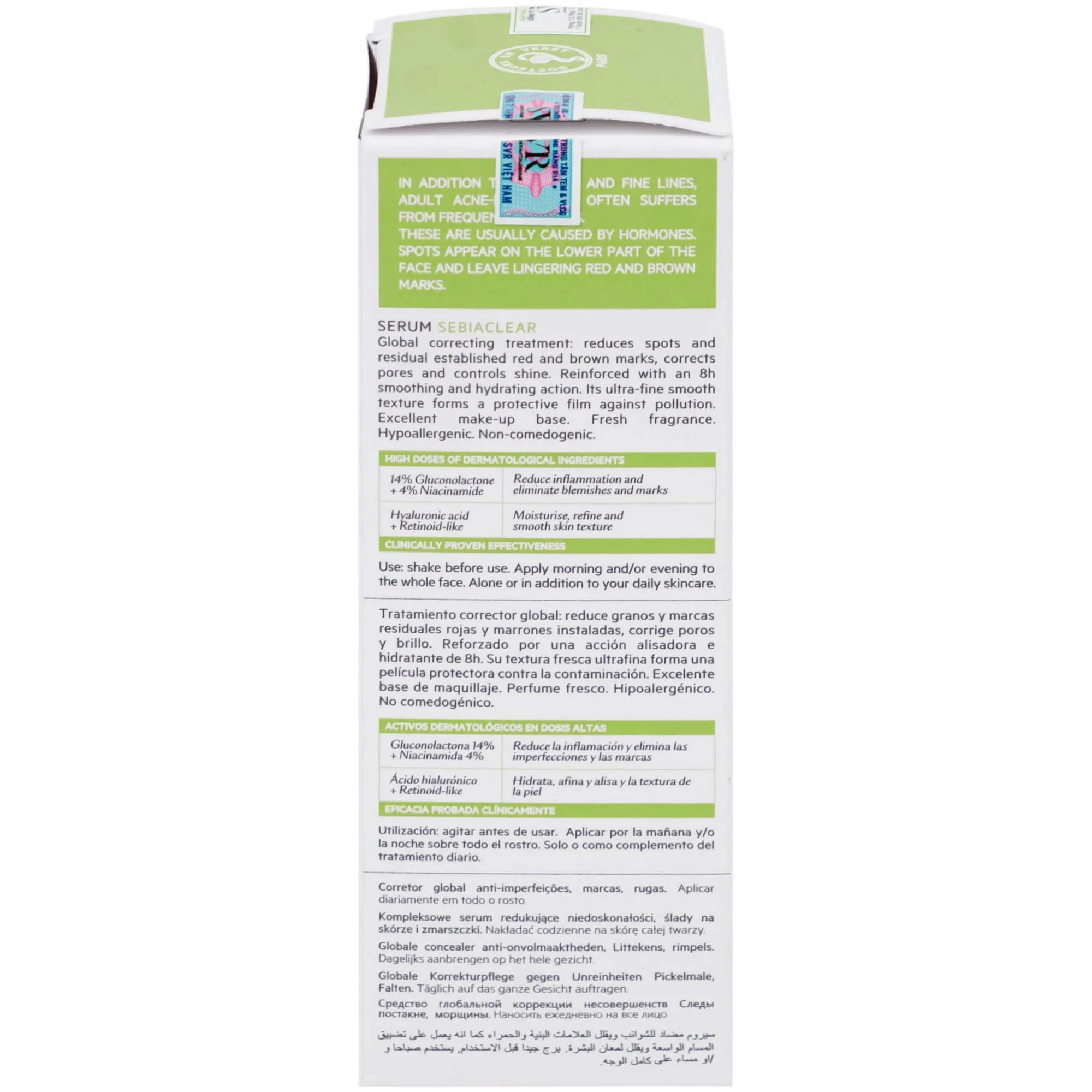 Hình ảnh Tinh chất SVR Sebiaclear Serum giảm mụn mờ thâm, làm mịn da (30ml)
