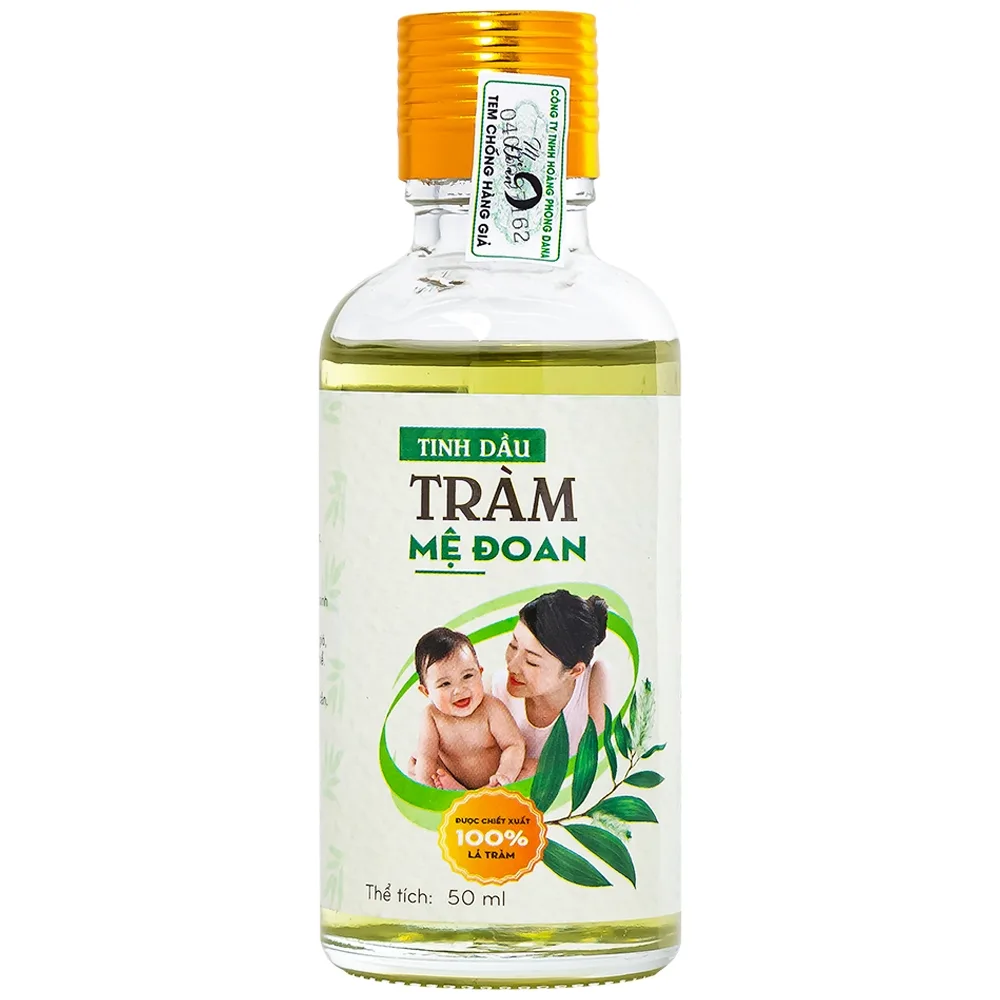 Hình ảnh Tinh dầu Tràm Mệ Đoan hỗ trợ phòng giảm các chứng cảm cúm, sổ mũi, ho, ngạt mũi (50ml)