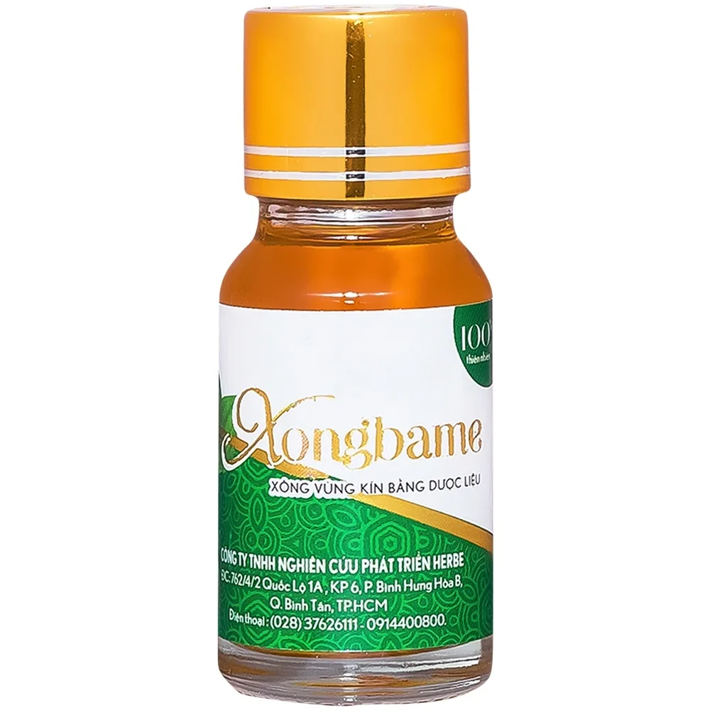 Hình ảnh Tinh dầu xông vùng kín Xongbame Herbe khử khuẩn diệt nấm (10ml)