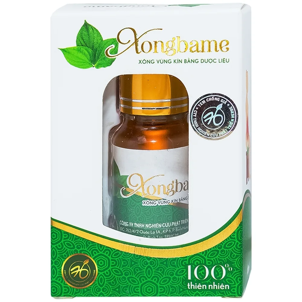 Hình ảnh Tinh dầu xông vùng kín Xongbame Herbe khử khuẩn diệt nấm (10ml)