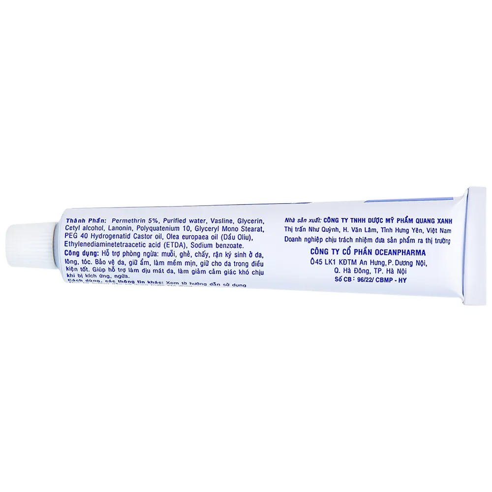 Hình ảnh Kem Towders Cream Quang Xanh hỗ trợ phòng ngừa muỗi, ghẻ,  chấy và giữ ẩm, mềm mịn da (15g)