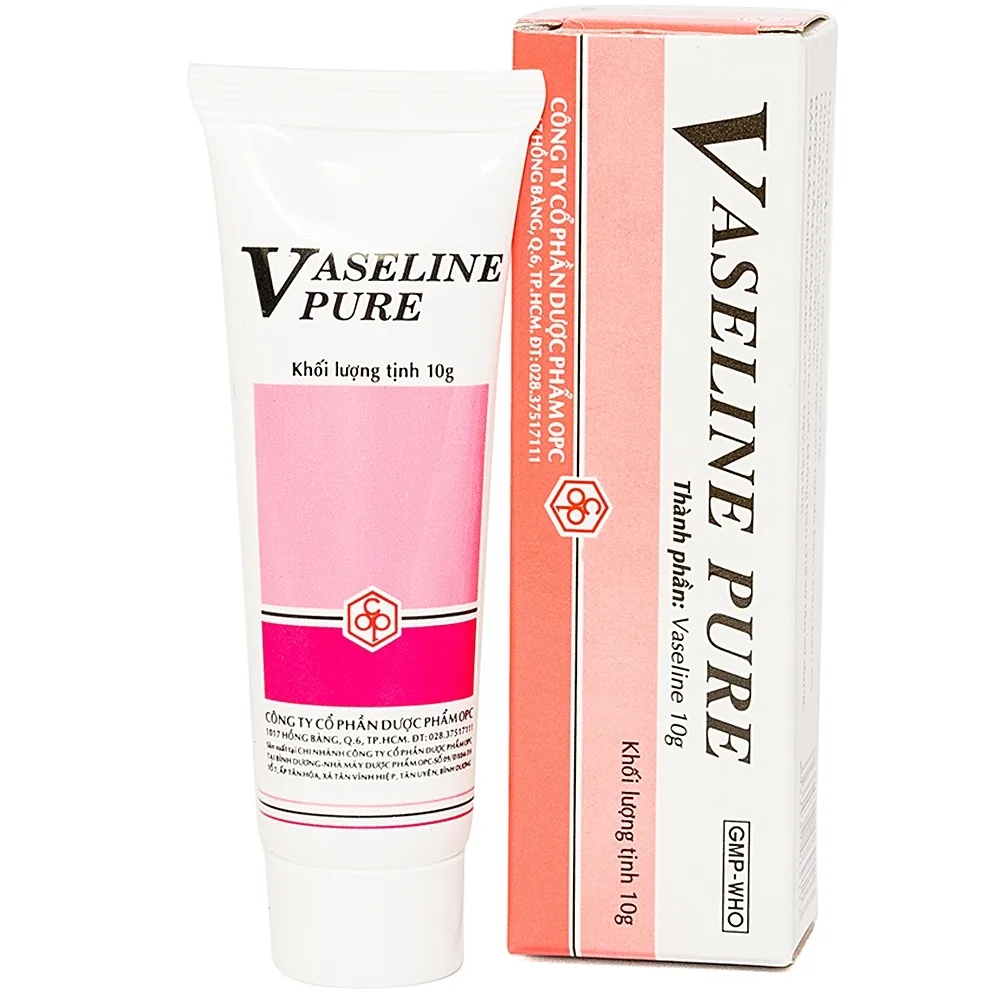 Hình ảnh Kem Vaseline Pure OPC phòng nứt môi, khô môi, nứt da bàn chân, bàn tay (10g)