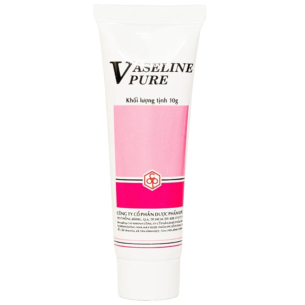 Hình ảnh Kem Vaseline Pure OPC phòng nứt môi, khô môi, nứt da bàn chân, bàn tay (10g)