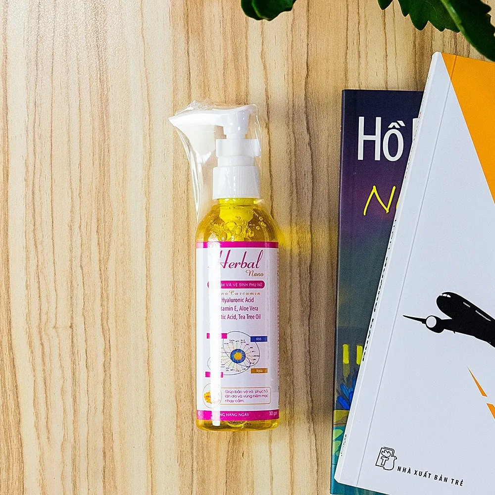 Hình ảnh Gel tắm và vệ sinh phụ nữ Herbal Nano Vinapharma giúp làm sạch, kháng viêm (105ml)