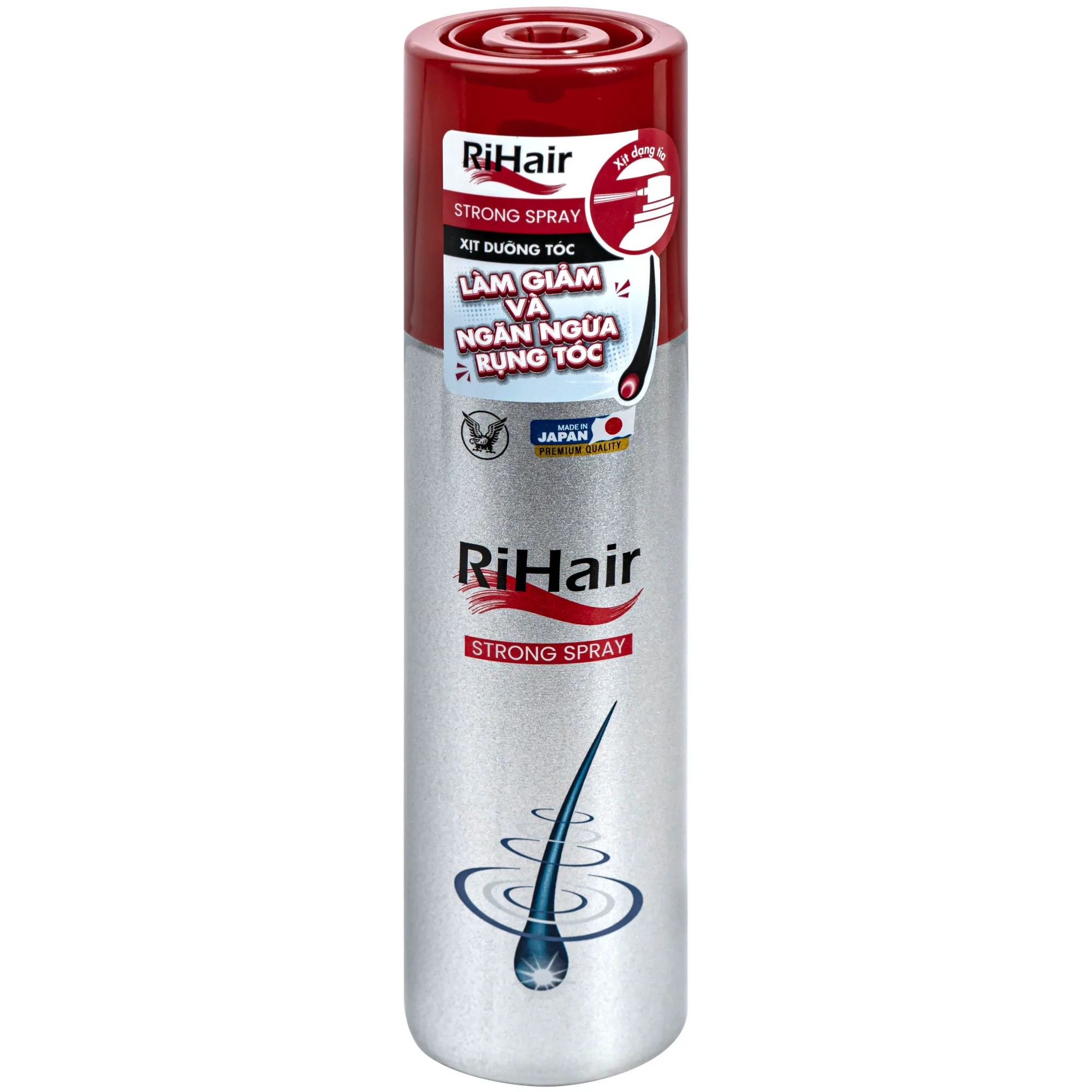 Hình ảnh Xịt giảm và ngăn ngừa rụng tóc  Rihair Strong spray Chai 185g