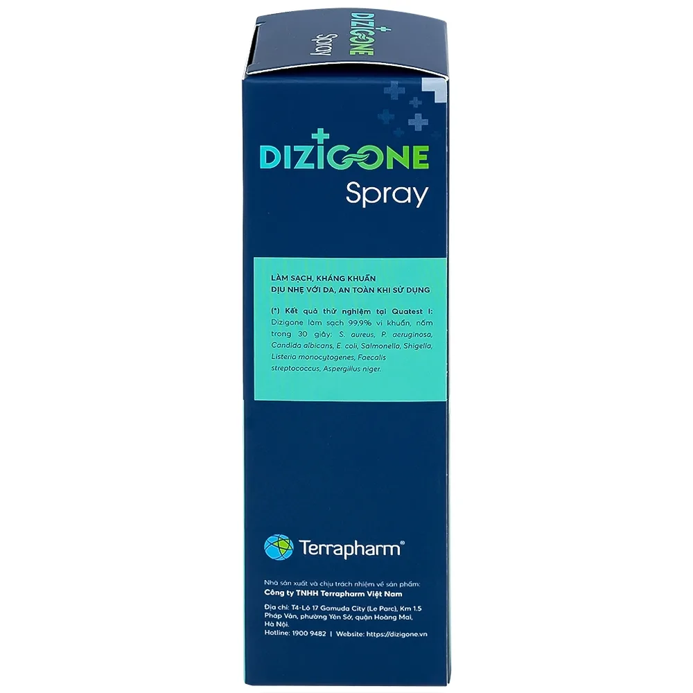 Hình ảnh Xịt kháng khuẩn, phục hồi da Dizigone Spray Terrapharm 100ml