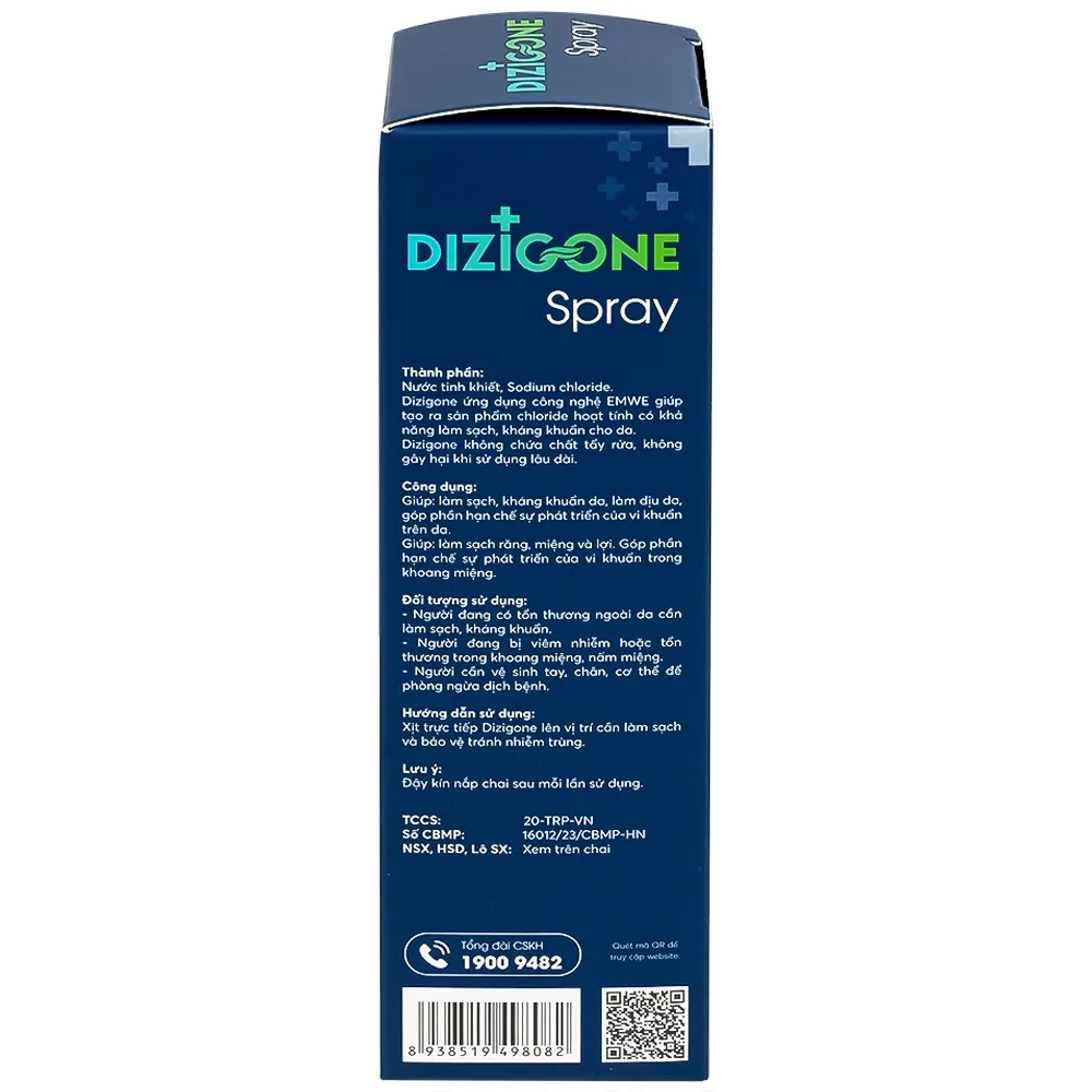 Hình ảnh Xịt kháng khuẩn, phục hồi da Dizigone Spray Terrapharm 100ml