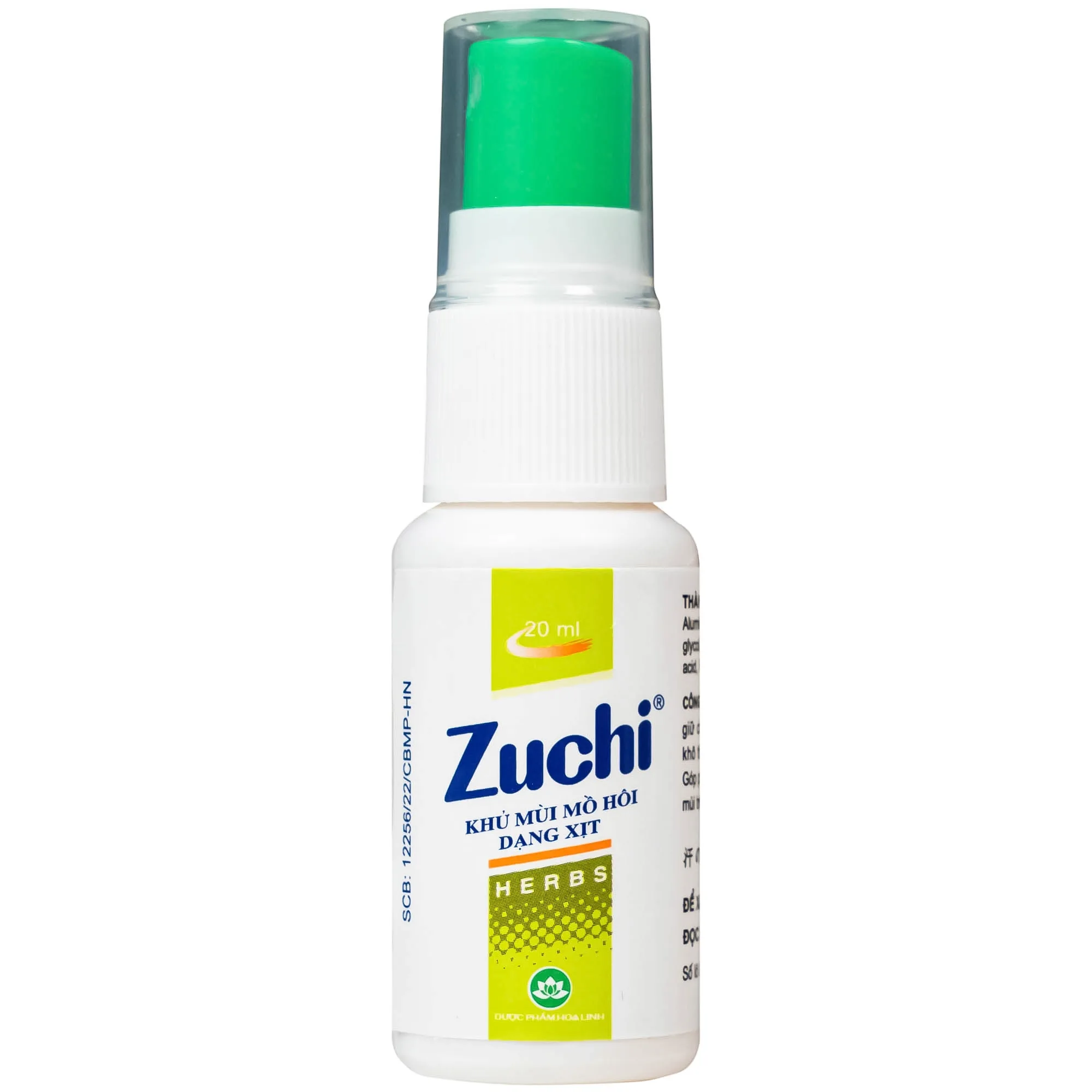 Hình ảnh Xịt khử mùi Zuchi Hoa Linh Thảo Dược ngăn ngừa hôi nách, hôi chân (20ml)