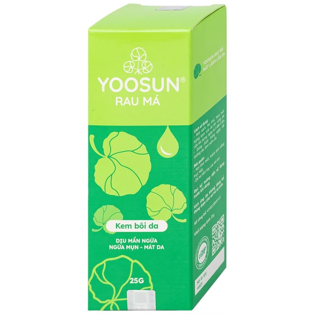 Hình ảnh Kem bôi da Yoosun rau má Đại Bắc ngừa mụn, mát da, tránh sẹo (25g)