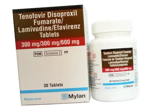 Hình ảnh Efavirenz 600 mg, Lamivudin 300 mg and Tenofovir Disoproxil Fumarat 300 mg Tablets