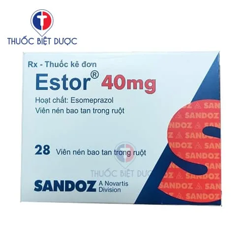 Hình ảnh Estor 40mg