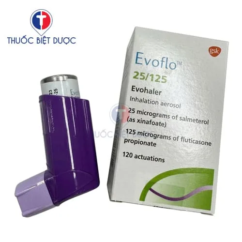 Hình ảnh Evoflo Evohaler 25/125mcg