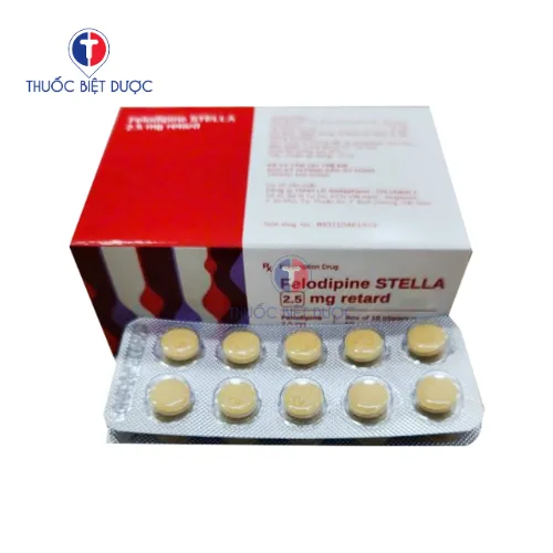 Hình ảnh Felodipine STELLA 2.5 mg retard