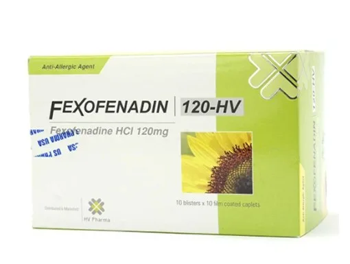 Hình ảnh Fexofenadin 120-HV