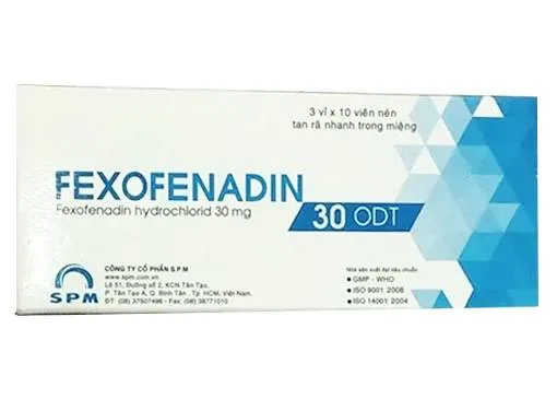 Hình ảnh Fexofenadin 30 ODT