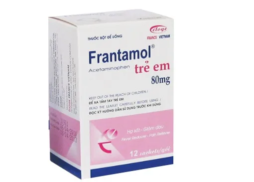 Hình ảnh Frantamol Trẻ em 80mg