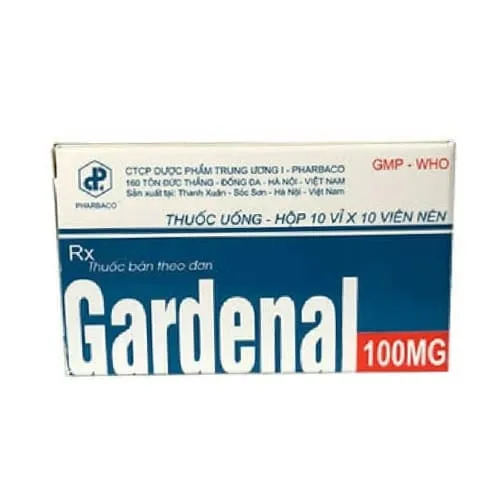 Hình ảnh Gardenal 100mg