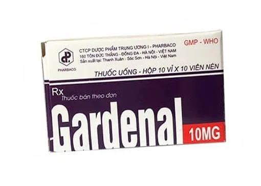 Hình ảnh Gardenal 10mg