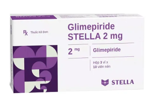 Hình ảnh Glimepiride STELLA 2 mg