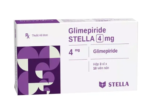 Hình ảnh Glimepiride STELLA 4 mg