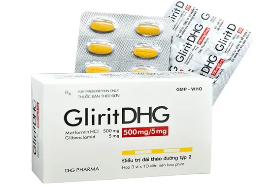 Hình ảnh GliritDHG 500mg/5mg