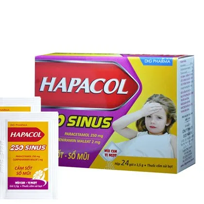 Hình ảnh Hapacol 250 Sinus