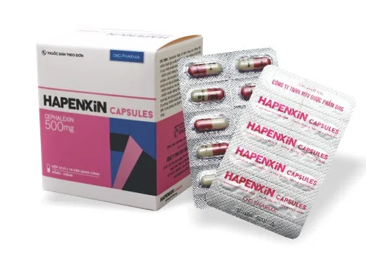 Hình ảnh Hapenxin capsules-500mg
