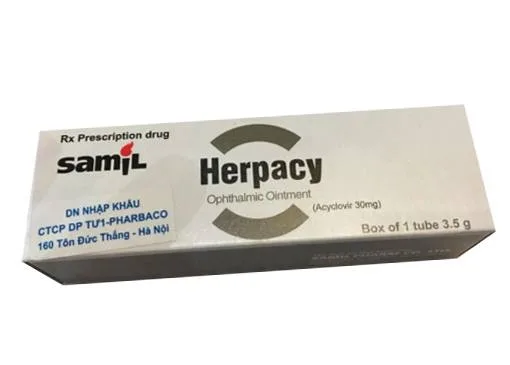 Hình ảnh Herpacy ophthalmic ointment