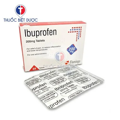 Hình ảnh Ibuprofen Tablets BP 200mg